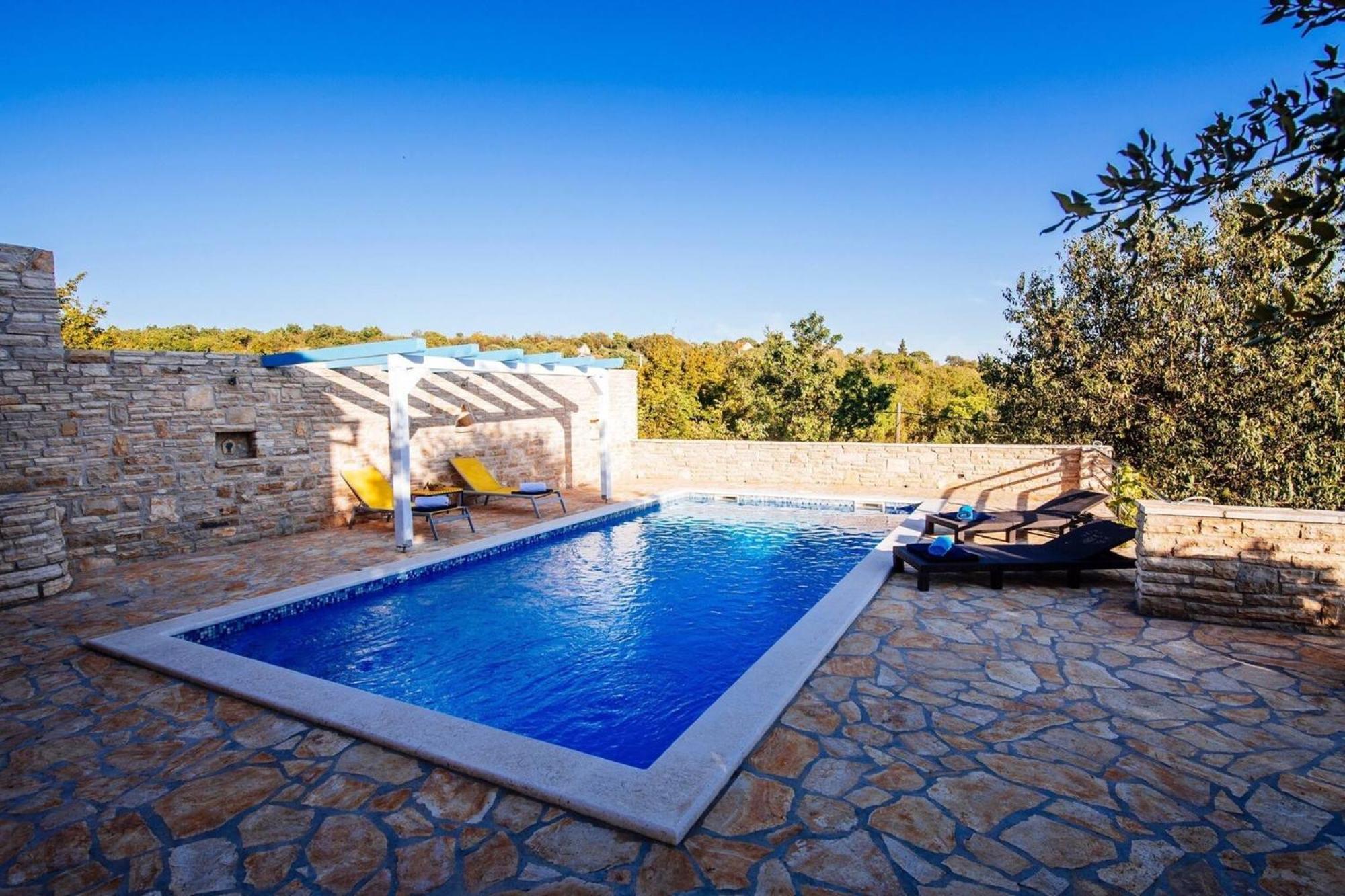 My Dalmatia - Holiday Home Korlat With Private Pool Бенковац Екстериор снимка