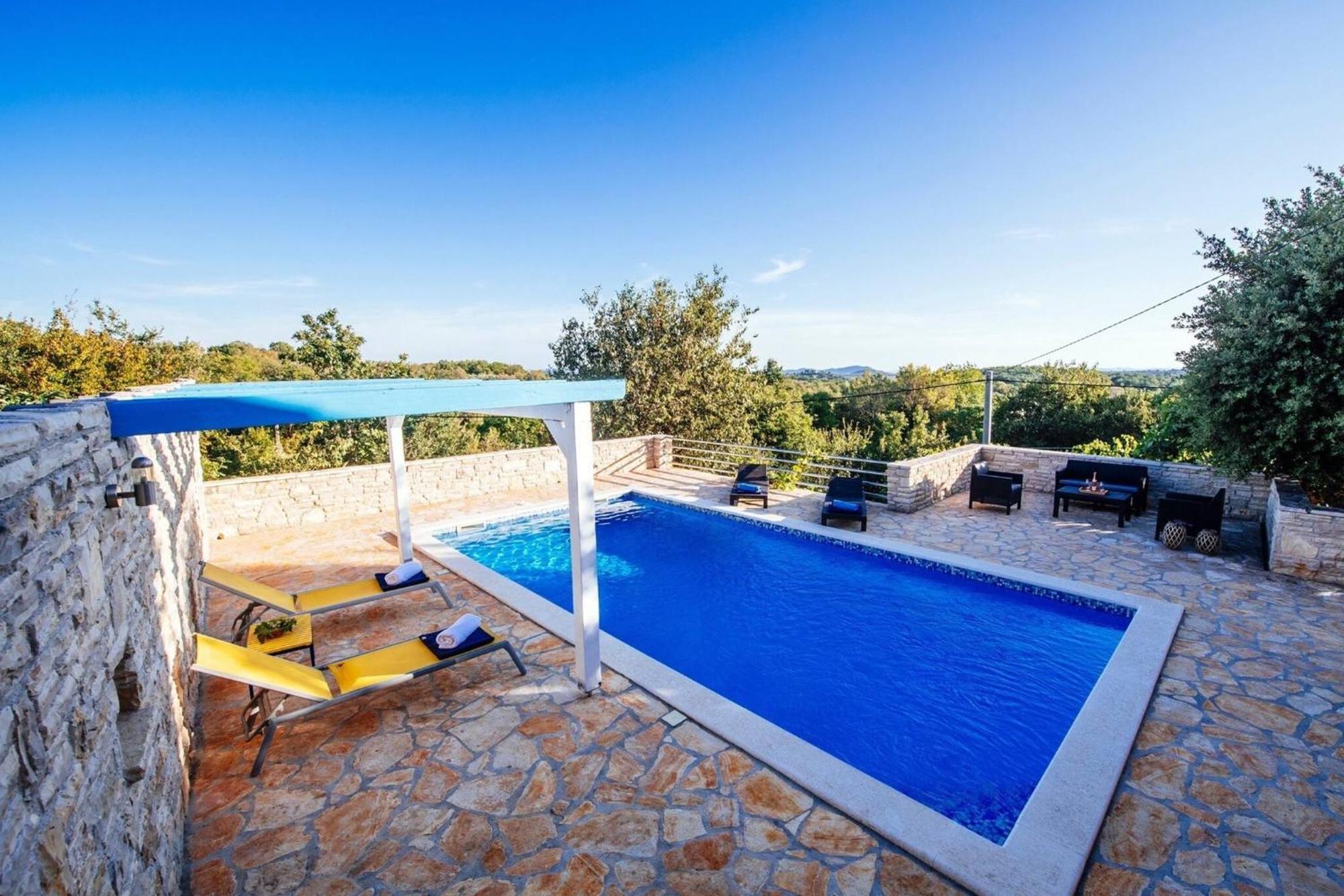 My Dalmatia - Holiday Home Korlat With Private Pool Бенковац Екстериор снимка