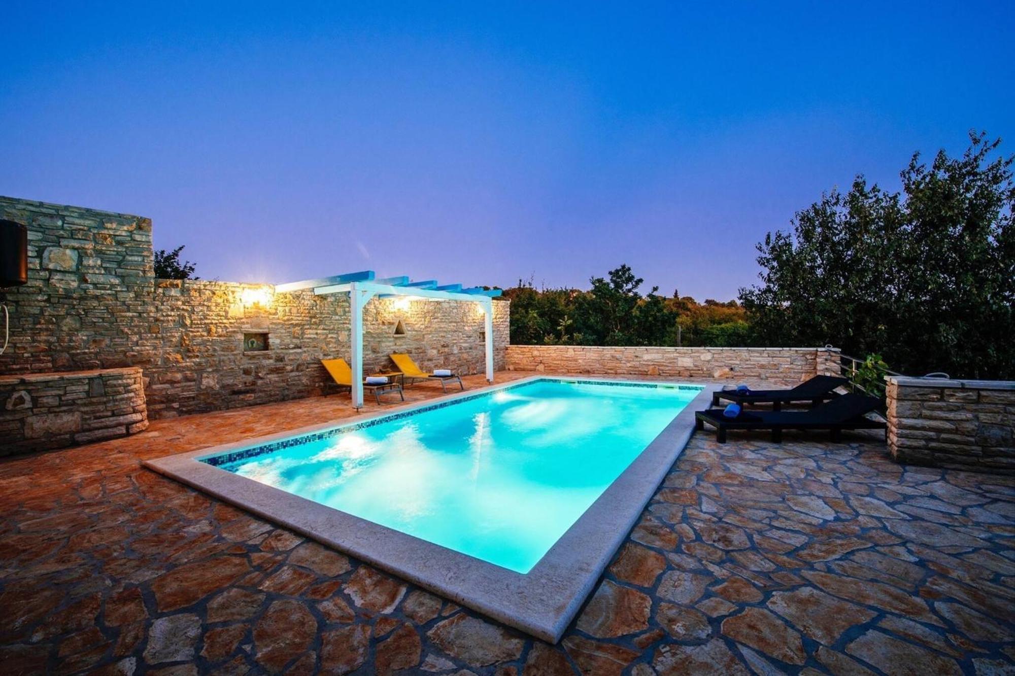 My Dalmatia - Holiday Home Korlat With Private Pool Бенковац Екстериор снимка